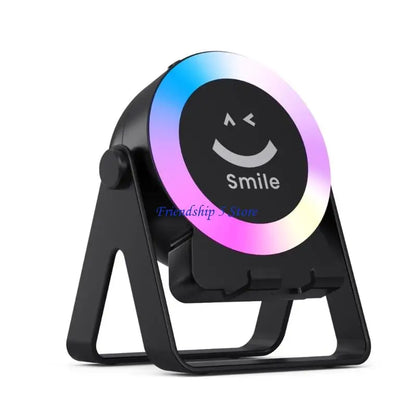 T8WC Real Time Music Activation Wireless Charging Phone Stand 360 Degree Adjustable
