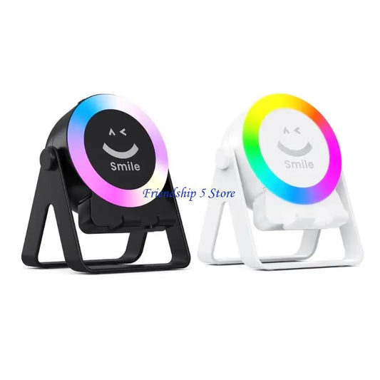 T8WC Real Time Music Activation Wireless Charging Phone Stand 360 Degree Adjustable